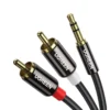 UGREEN 10590 Aux Audio 3.5mm to RCA Cable HiFi Sound (3 Meter)