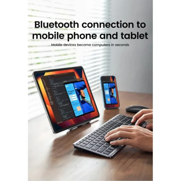 UGREEN 15258 Ultra Slim Wireless Keyboard Bluetooth 5.0 & 2.4G - Image 9