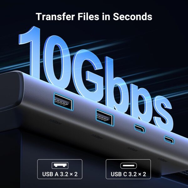 UGREEN 35588 8-in-1 USB C 4K Docking Station Triple Display - Image 4