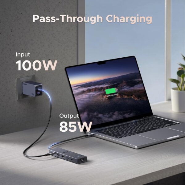 UGREEN 45363 Revodok Pro 6-in-1 USB-C 3.2 Hub 10Gbps - Image 5