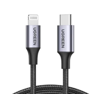 UGREEN 60759 USB C to Lightning Cable (1 Meter) MFi Certification