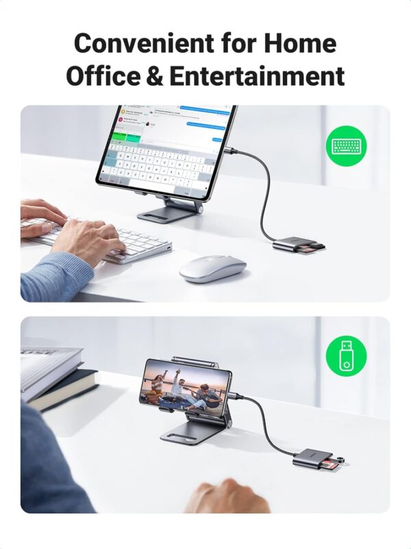 UGREEN 80798 3-in-1 USB C SD Card Reader OTG-Enabled - Image 4