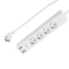WIWU U01 EU Smart Power Strip 4 AC Outlets & 20W PD USB-C (White)