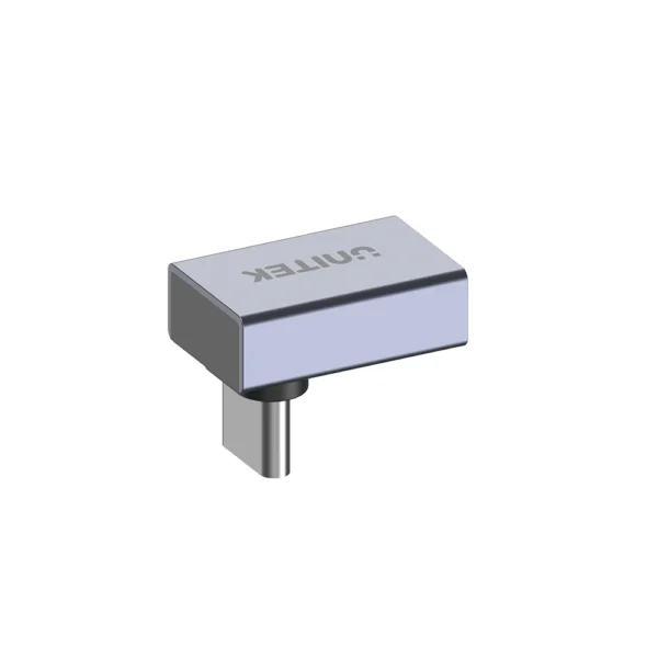 UNITEK USB-C 90-Degree Right Angle Adapter 240W Fast Charging, 8K@60Hz Video, 40Gbps Data Transfer - Image 3