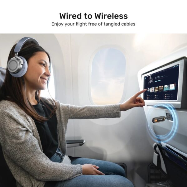 UNITEK 2-in-1 Bluetooth 5.3 Transmitter & Receiver Low Latency, Dual-Device Pairing - Image 3