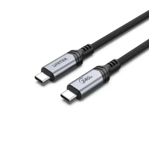 UNITEK C14110GY-2M 240W USB-C to USB-C PD 3.1 Fast Charging Cable