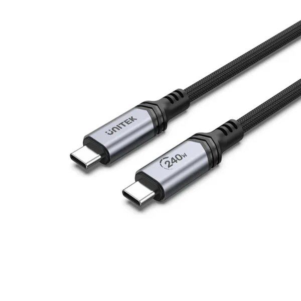 UNITEK C14110GY-2M 240W USB-C to USB-C PD 3.1 Fast Charging Cable