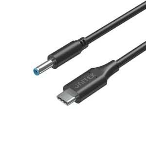 UNITEK C14117BK-1.8M USB-C to DC HP Blue Pin Charging Cable