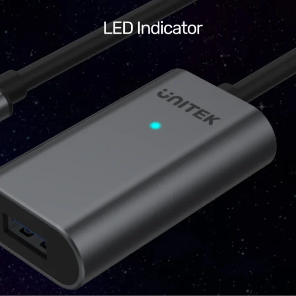 UNITEK USB-C to USB-A Active Extension Cable (5 Meter) High-Speed USB 3.0, 5Gbps Data Transfer - Image 6