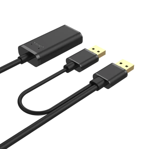 UNITEK USB 2.0 Male to Female Active Extension Cable (10 Meter) Black - Image 5