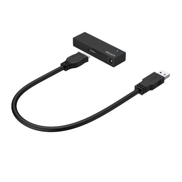 UNITEK USB 3.0 to SATA III Adapter 18TB HDD/SSD Compatibility, Plug & Play, 12V/2A Power Adapter - Image 4