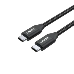 UNITEK USB-C 100W PD Fast Charging Braided Cable (2 Meter) with Data