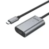 UNITEK U305A USB-C Active Extension Cable (5 Meter) Gray