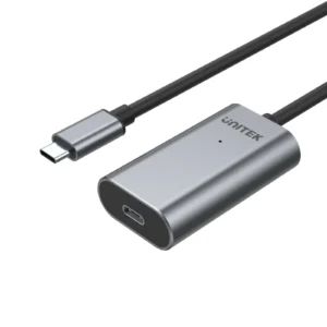 UNITEK U305A USB-C Active Extension Cable (5 Meter) Gray