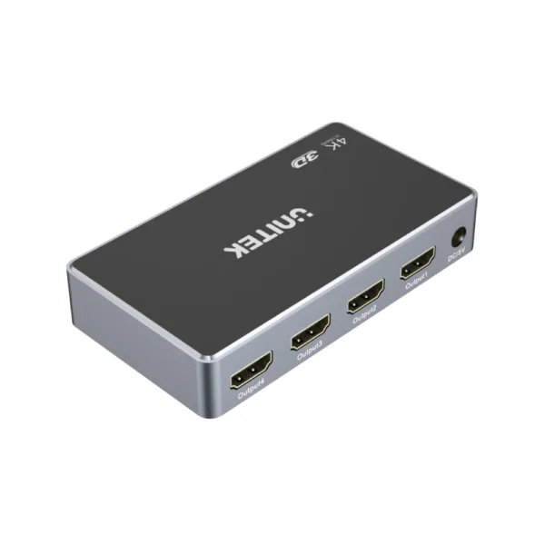 UNITEK HDMI Splitter 1 In 4 Out 4K@30Hz 3D Dolby TrueHD & DTS-HD - Image 2
