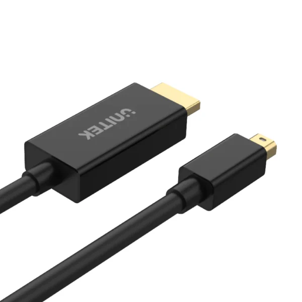 UNITEK 4K 30Hz Mini DisplayPort to HDMI 1.4 Cable Gold-Plated Connectors - Image 9