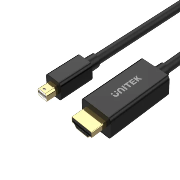 UNITEK 4K 30Hz Mini DisplayPort to HDMI 1.4 Cable Gold-Plated Connectors - Image 10