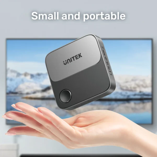 UNITEK 4K Wireless Screen Mirroring Device 4K@60Hz Ultra HD, Plug-and-Play - Image 6