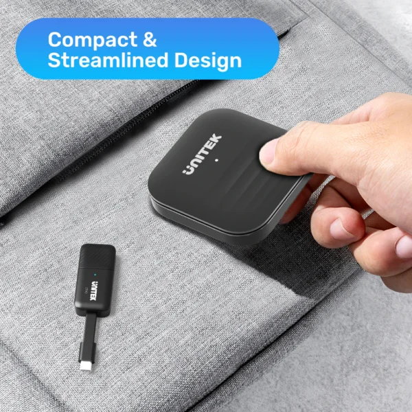 UNITEK USB-C Wireless HDMI Extender TX and RX 50 Meter Range - Image 4