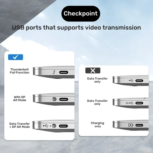 UNITEK USB-C Female to HDMI Male Adapter 4K@60Hz Thunderbolt 3/4 Plug & Play - Image 6