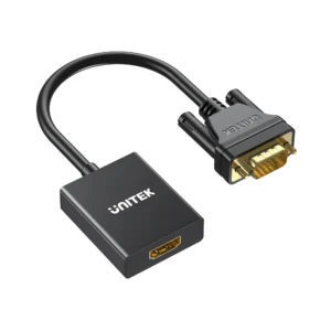 UNITEK V1112ABK01 VGA to HDMI Adapter
