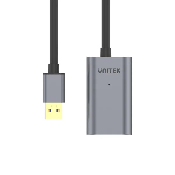UNITEK USB 3.0 Extension Cable (10 Meter) Signal Booster, Aluminium Housing, Gold-Plated Connector, DC Jack - Image 8