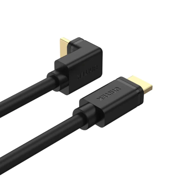 UNITEK 4K HDMI to HDMI Right Angle 270° Cable (3 Meter) 4K@60Hz, 18Gbps, HDR10, HDCP 2.2, Gold-Plated Connector - Image 7