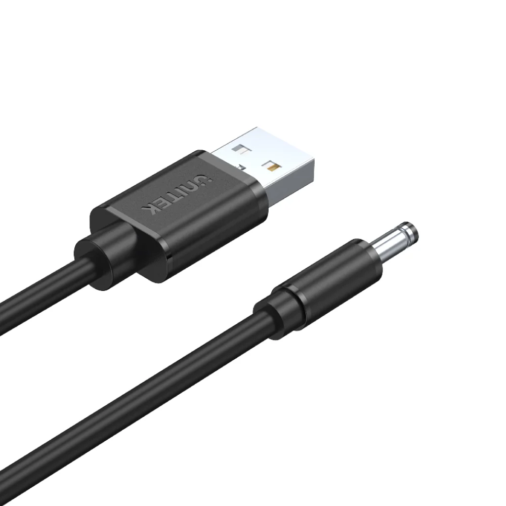 UNITEK USB-A to DC 3.5x1.35mm Power Charging Cable (1 Meter) 15W, 5V/3A, Nickel-Plated Connectors - Image 8