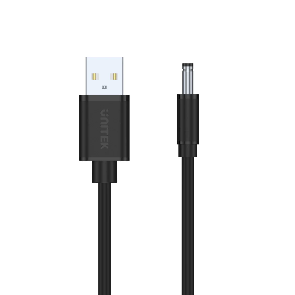 UNITEK USB-A to DC 3.5x1.35mm Power Charging Cable (1 Meter) 15W, 5V/3A, Nickel-Plated Connectors - Image 7