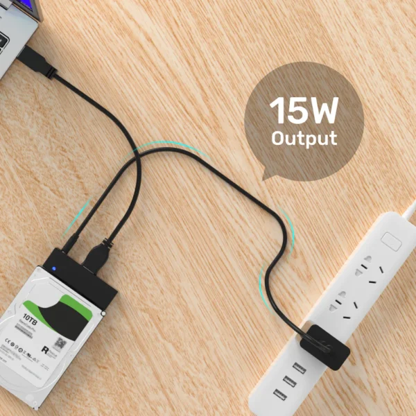 UNITEK USB-A to DC 3.5x1.35mm Power Charging Cable (1 Meter) 15W, 5V/3A, Nickel-Plated Connectors - Image 3