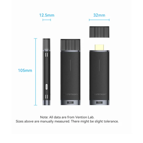 VENTION ADCB0 Wireless HDMI Extender TX and RX 40 Meter Range - Image 15