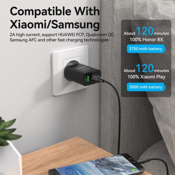 VENTION USB 2.0 A to Micro USB Cable 2A Fast Charging & 480Mbps Data Transfer - Image 3