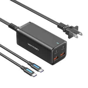 VENTION FBSBG-US 100W Desktop Charger 4-Port USB GaN Charger
