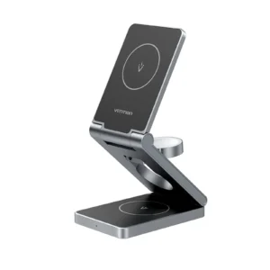 VENTION FGFH0 3-in-1 15W Wireless Charger Stand with MagSafe