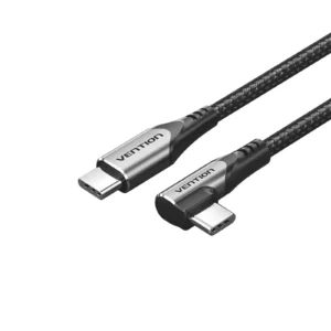 VENTION USB 2.0 PD 60W Type-C to Type-C Right Angle Cable