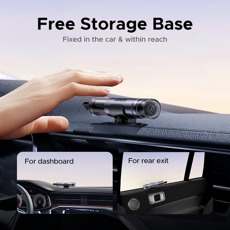 UGREEN 35347 Car Window Breaker & Seatbelt Cutter (Life-Saving Emergency Tool) - Image 2