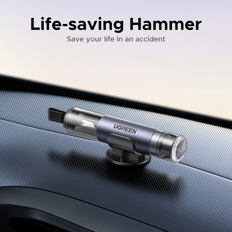 UGREEN 35347 Car Window Breaker & Seatbelt Cutter (Life-Saving Emergency Tool) - Image 5