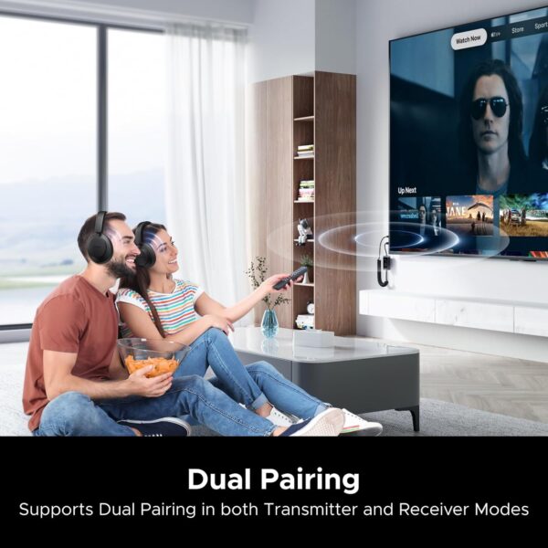 UGREEN 45236 Bluetooth 5.4 Transmitter Receiver with Built-in Microphone for Hands-Free Calls - Image 6