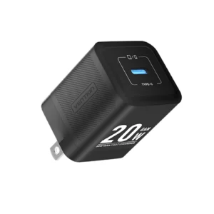 VENTION 20W GaN Fast Mini Charger (US/EU/UK Plug) PD3.0, QC3.0 USB-C Wall Charger  for iPhone 16/15/14 Pro Max, Samsung S25/S24 Ultra