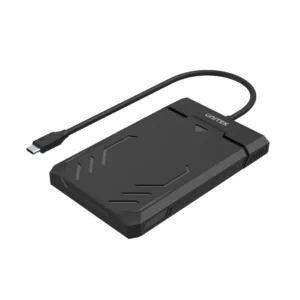 UNITEK DiskGuard Raiden 2.5" USB-C to SATA III HDD/SSD Enclosure, USB 3.0 (5Gbps) External Hard Drive Case