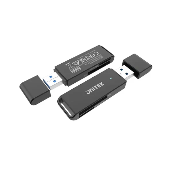 UNITEK USB-A Card Reader USB 3.0 Multi-Slot Memory Card Adapter for SD, MicroSD, TF, SDHC, SDXC, Supports UHS-I - Image 2