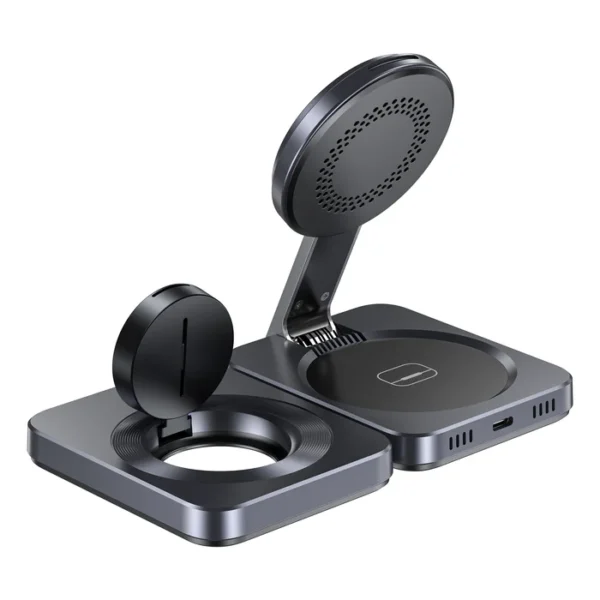 UNITEK Qi2 Foldable 3-in-1 Charging Station 15W MagSafe Wireless Charger - Image 10