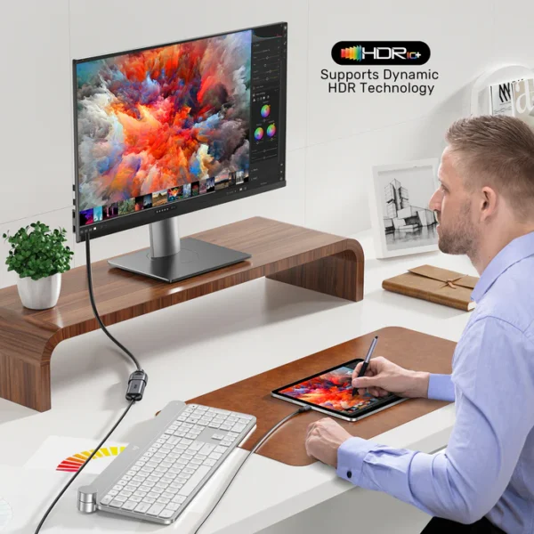 UNITEK Ultra Stream 8K HDMI Extension Cable (2 Meter) 8K@60Hz, 4K@120Hz - Image 8