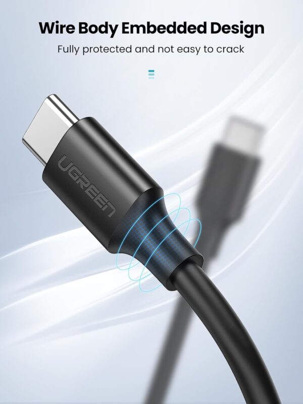 UGREEN 10306 USB-C to USB-C Cable 60W (2 Meter) PD 3.0 Fast Charging Cable for iPhone 16/15 Series - Image 5