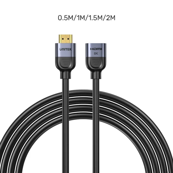 UNITEK Ultra Stream 8K HDMI Extension Cable (1 Meter) 8K@60Hz, 4K@120Hz - Image 10