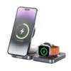 UNITEK P1300AGY01 Qi2 Foldable 3-in-1 Charging Station 15W MagSafe Wireless Charger