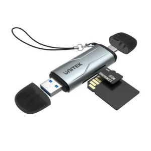UNITEK R1010A 2-in-1 USB-C & USB-A Card Reader