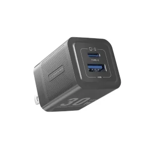Vention FEQB0-US 30W GaN Dual Port Charger Black
