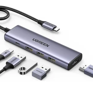 UGREEN 15597 5-in-1 USB C Hub with 4K@60Hz HDMI