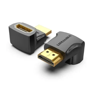 VENTION 4K@60Hz HDMI 270 Degree Male to Female Adapter Black